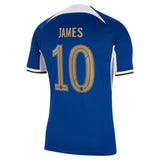 Chelsea Cup Nike Home Stadium Sponsored Shirt 2023-24 with James 10 printing