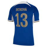 Chelsea Cup Nike Home Stadium Sponsored Shirt 2023-24 with Svitková 13 printing