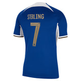 Chelsea Cup Nike Home Stadium Sponsored Shirt 2023-24 with Sterling 7 printing