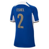 Chelsea Cup Nike Home Stadium Sponsored Shirt 2023-24 - Kids with Fishel 2 printing