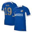 Chelsea Cup Home Vapor Match Sponsored Shirt 2023-24 with Broja 19 printing - Kit Captain