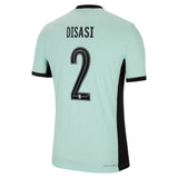 Chelsea Cup Third Vapor Match Sponsored Shirt 2023-24 with Disasi 2 printing - Kit Captain