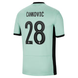 Chelsea Cup Nike Third Stadium Sponsored Shirt 2023-24 with Čanković 28 printing