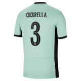 Chelsea Cup Nike Third Stadium Sponsored Shirt 2023-24 with Cucurella 3 printing