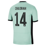 Chelsea Cup Nike Third Stadium Sponsored Shirt 2023-24 with Chalobah 14 printing