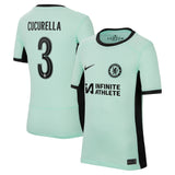 Chelsea Cup Third Stadium Sponsored Shirt 2023-24 - Kids with Cucurella 3 printing - Kit Captain