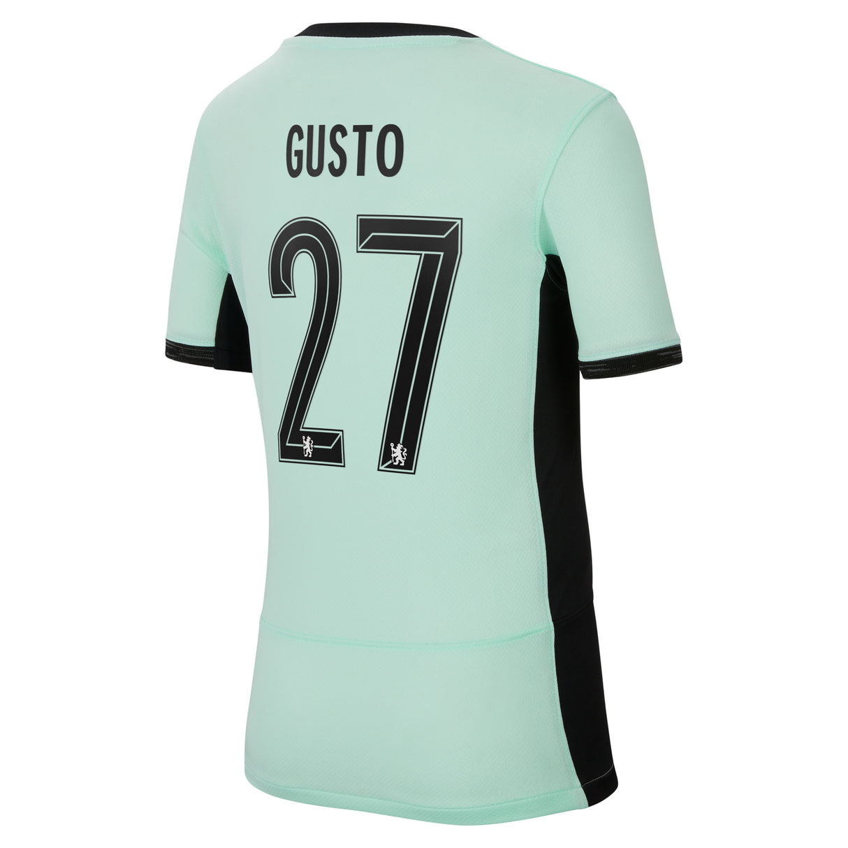 Chelsea Cup Third Stadium Sponsored Shirt 2023-24 - Kids with Gusto 27 printing - Kit Captain