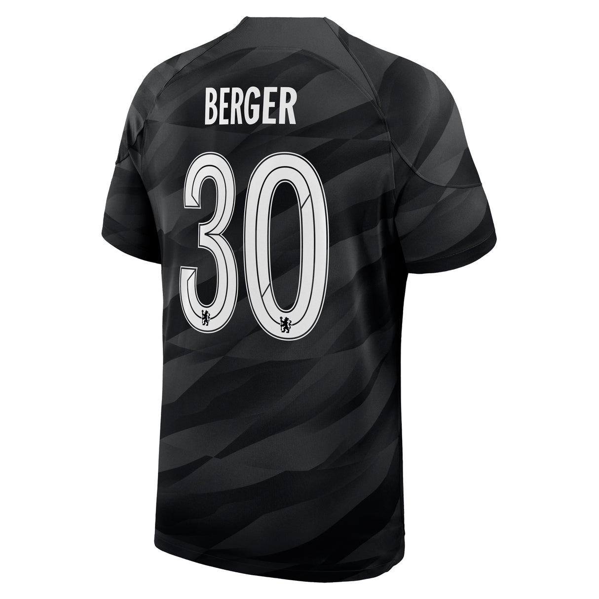 Chelsea Cup Nike Goalkeeper Stadium Sponsored Shirt 2023-24 with Berger 30 printing