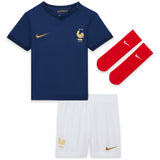 France Home Stadium Kit 2022 - Infant with Lukeba 5 printing - Kit Captain