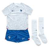 France Away Stadium Kit 2022 - Little Kids with Gusto 4 printing - Kit Captain