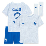 France Away Stadium Kit 2022 - Infant with Clauss 3 printing - Kit Captain