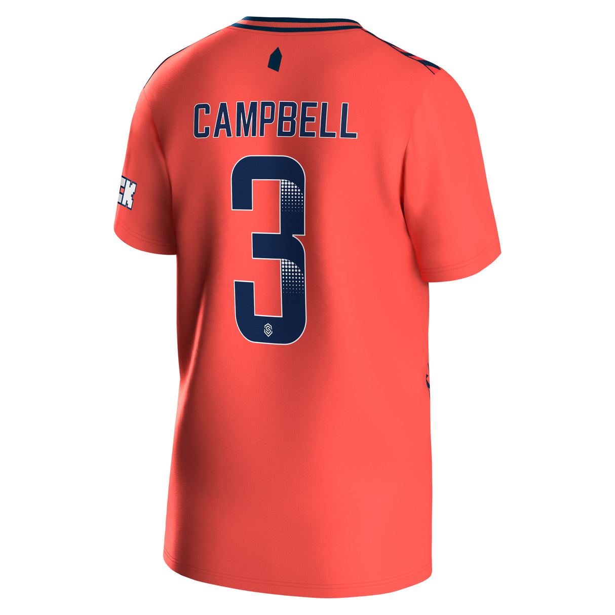 Everton WSL Hummel Away Shirt 2023-24 - Kids - With Campbell 3 printing - Kit Captain