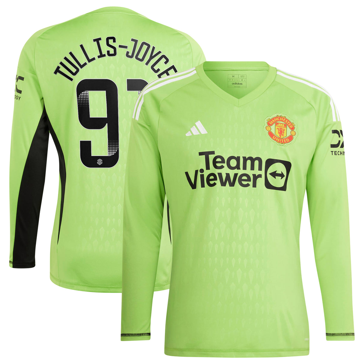 Manchester United Home WSL Goalkeeper Shirt 2023-24 with Tullis-Joyce 91 printing