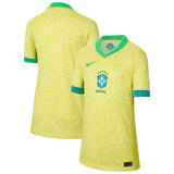 Brazil Nike Home Stadium Shirt 2024 - Kids