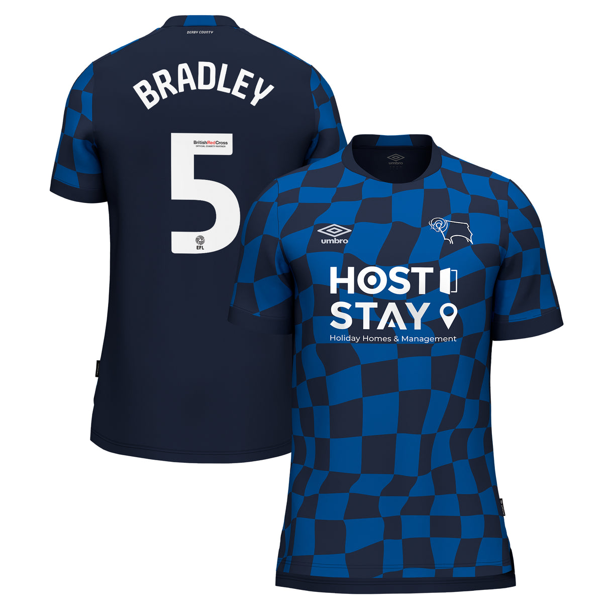 Derby County Umbro Away Shirt 2023-24 - Sonny Bradley 5