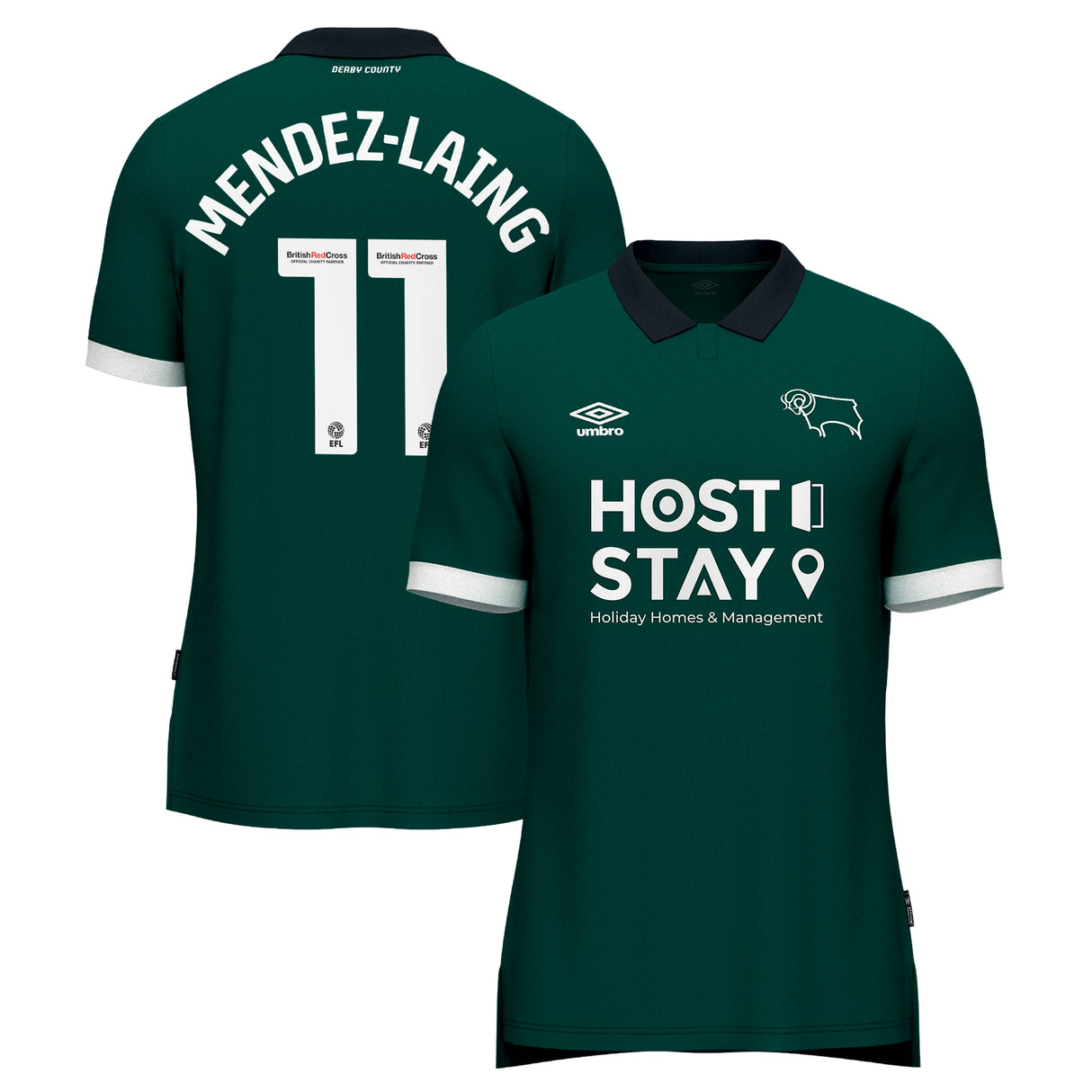 Derby County Umbro Third Shirt 2023-24 - Kids - Nathaniel Mendez-Laing 11