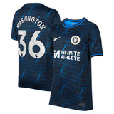 Chelsea Nike Away Stadium Sponsored Shirt 2023-24 - Kids with Washington 36 printing