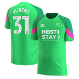 Derby County Umbro Goalkeeper Shirt 2023-24 - Kids - Josh Vickers 31