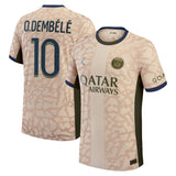 PSG Jordan Fourth Dri-FIT ADV Match Shirt 23/24 with O.Dembélé 10 printing