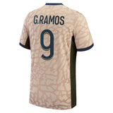 PSG Jordan Fourth Dri-FIT ADV Match Shirt 23/24 with G.Ramos 9 printing