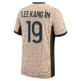 PSG Jordan Fourth Dri-FIT ADV Match Shirt 23/24 with Lee Kang In 19 printing