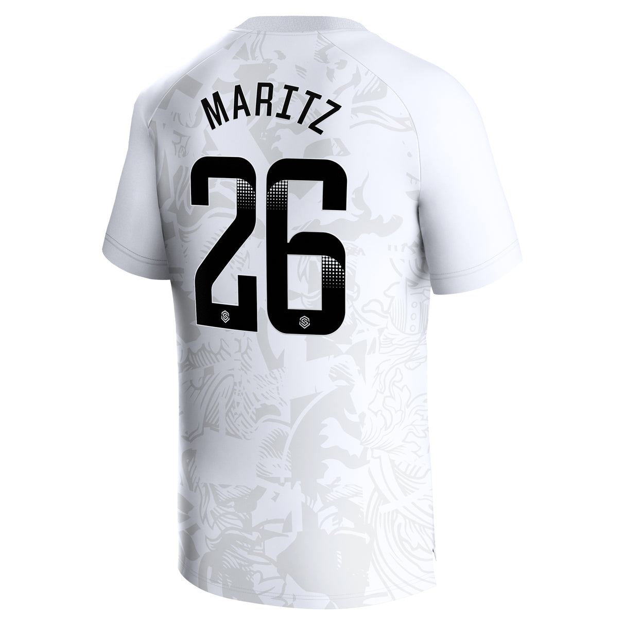 Aston Villa WSL Away Stadium Shirt 2023-24 - Kids with Maritz 26 printing