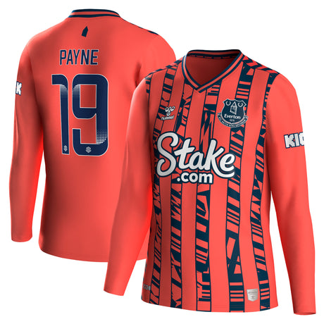 Everton WSL Away Shirt 2023-24 - Long Sleeve with Payne 19 printing