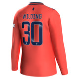 Everton WSL Away Shirt 2023-24 - Kids - Long Sleeve with Wilding 30 printing