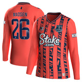 Everton WSL Away Shirt 2023-24 - Long Sleeve with Madsen 26 printing