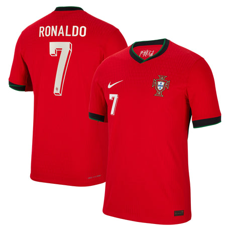 Portugal Nike Home Dri-FIT ADV Match Shirt 2024 with Ronaldo 7 printing