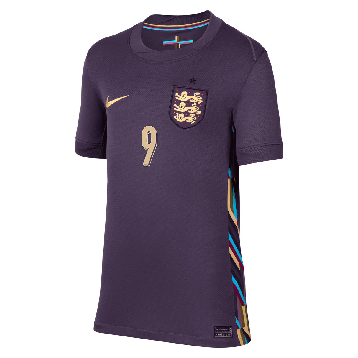 England Nike Away Stadium Shirt 2024 - Kids with Kane 9 printing