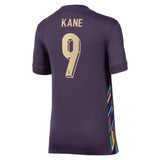 England Nike Away Stadium Shirt 2024 - Kids with Kane 9 printing