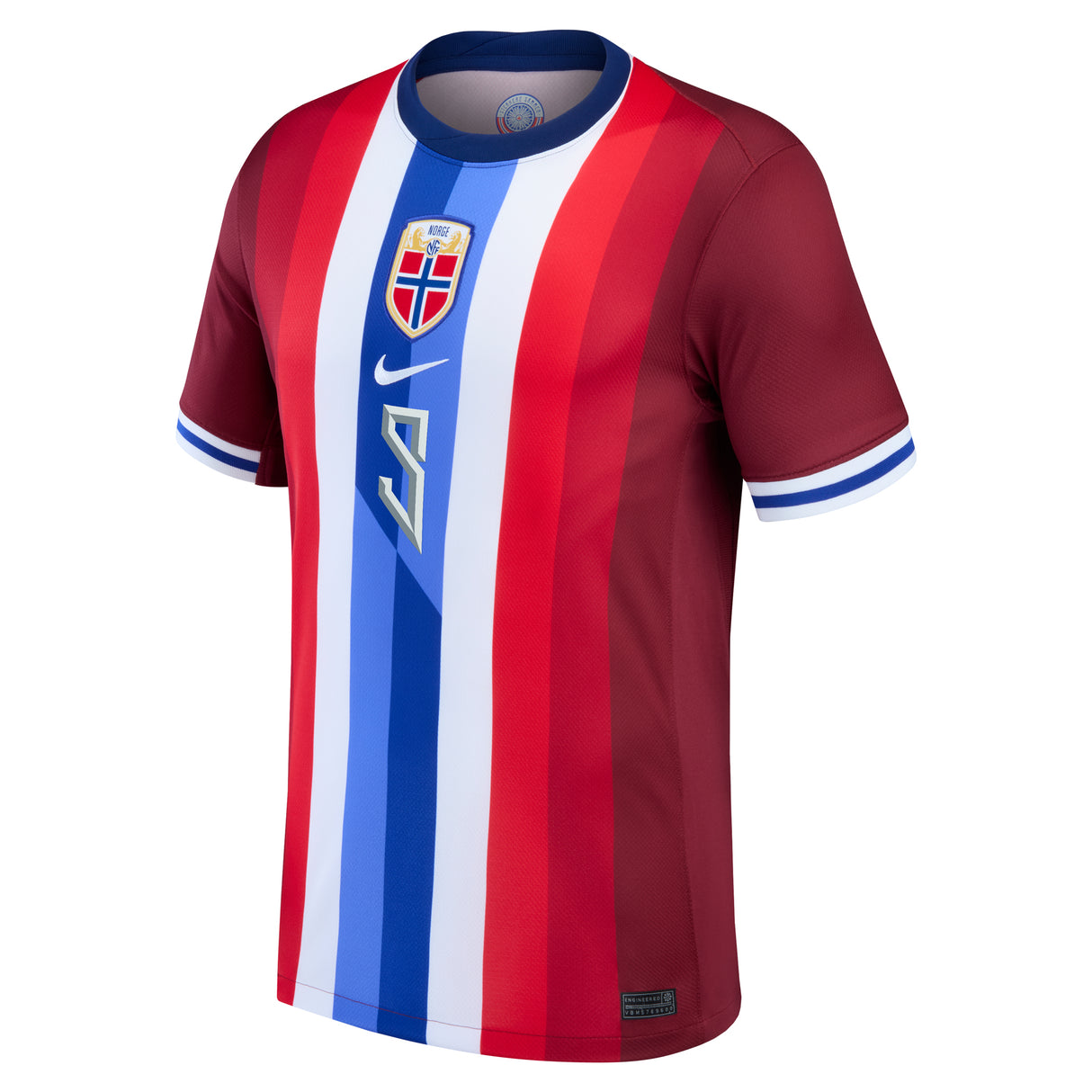 Norway Nike Home Stadium Shirt 2024 with Haaland 9 printing